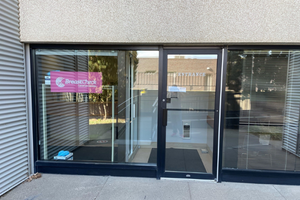 Outside of BreastCheck Brandon clinic entrance (c) CancerCare Manitoba