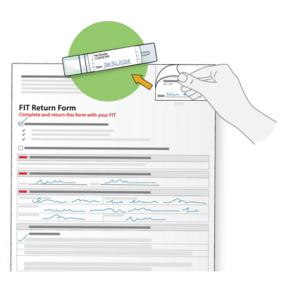 Reminder to peel label from reply form (c) CancerCare Manitoba